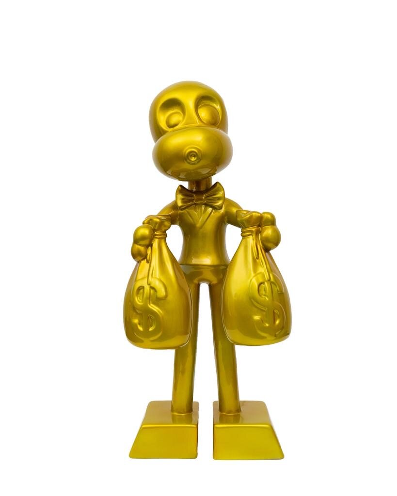 トップ MR. MONEYBAGS GOLD — ZEVI G ART 彫刻・オブジェ